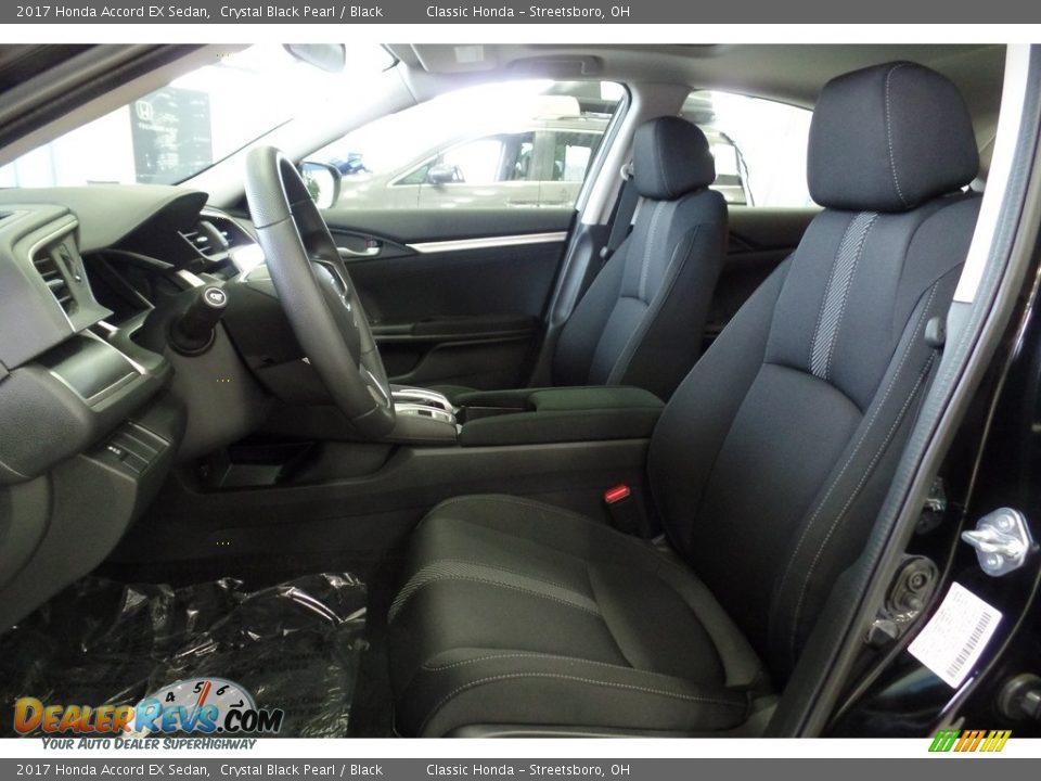 2017 Honda Accord EX Sedan Crystal Black Pearl / Black Photo #21