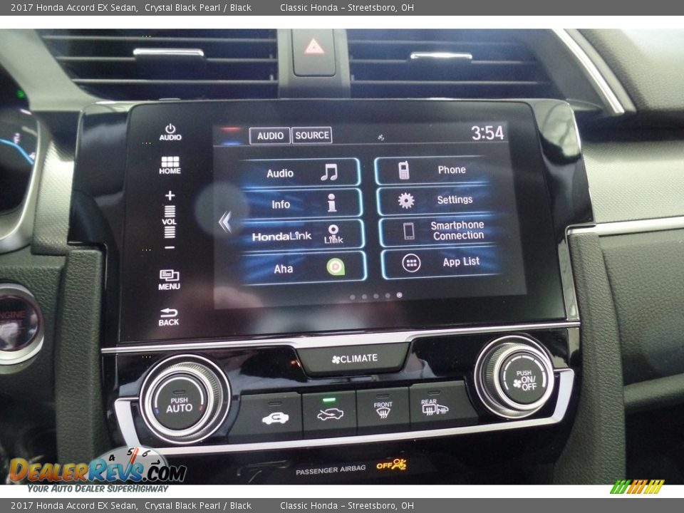 2017 Honda Accord EX Sedan Crystal Black Pearl / Black Photo #23