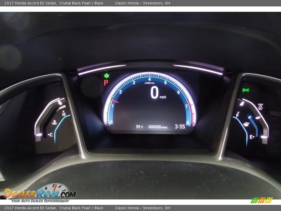 2017 Honda Accord EX Sedan Crystal Black Pearl / Black Photo #25