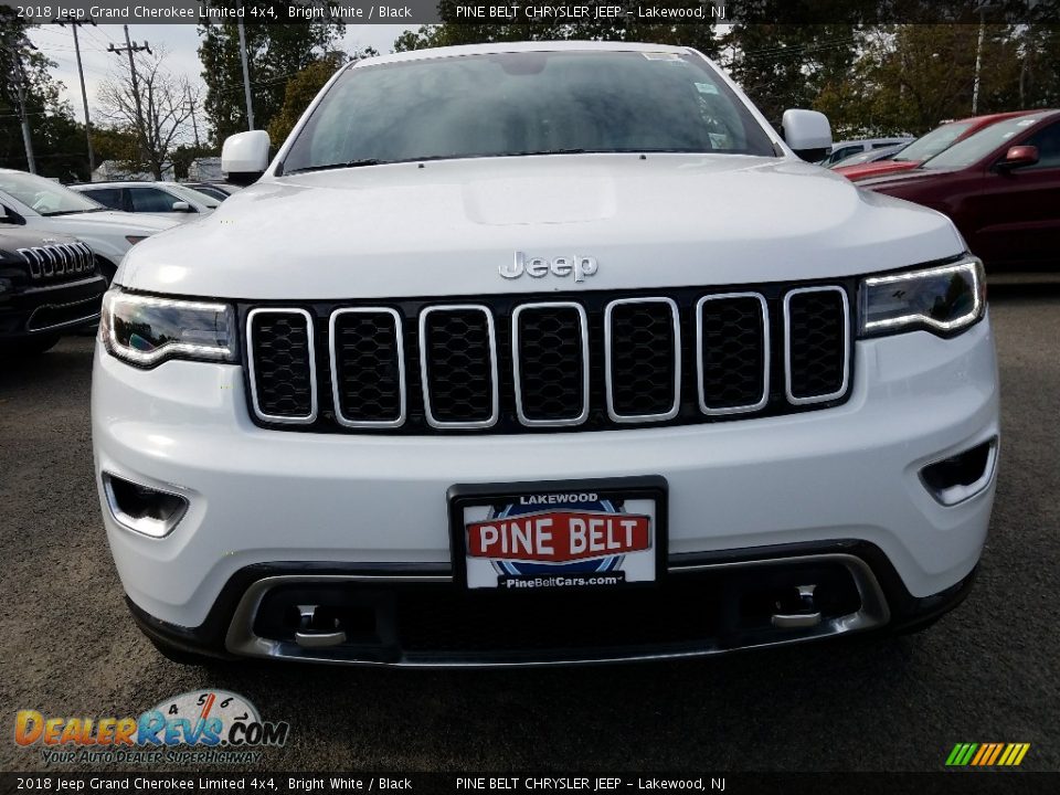 2018 Jeep Grand Cherokee Limited 4x4 Bright White / Black Photo #2