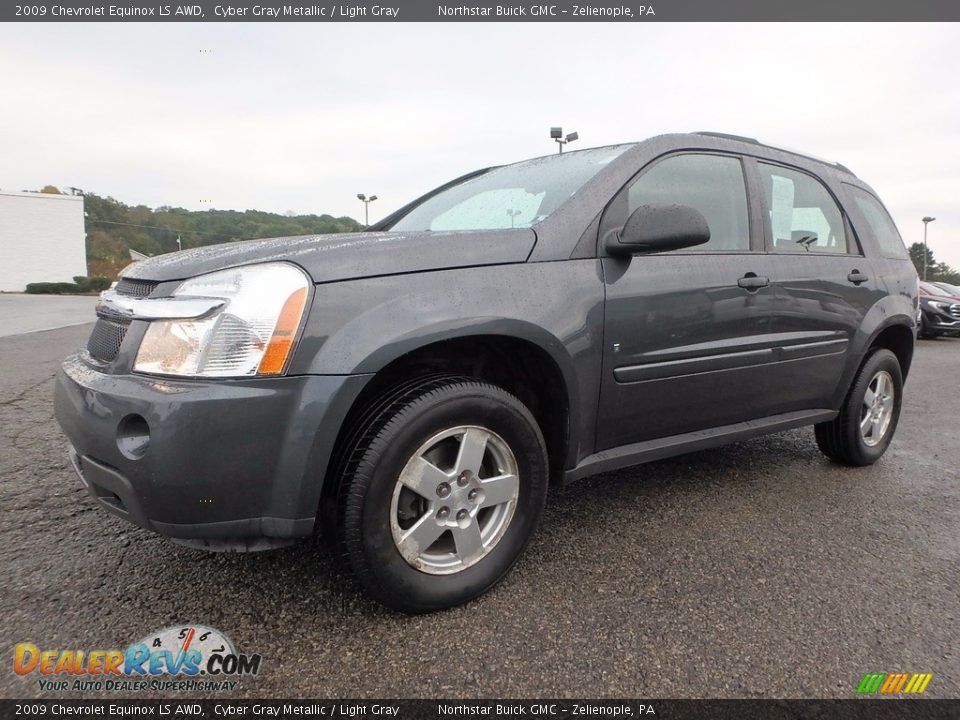 2009 Chevrolet Equinox LS AWD Cyber Gray Metallic / Light Gray Photo #1