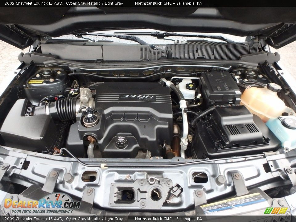 2009 Chevrolet Equinox LS AWD Cyber Gray Metallic / Light Gray Photo #2