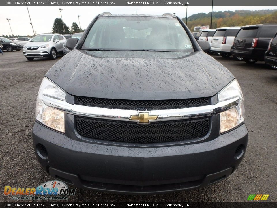 2009 Chevrolet Equinox LS AWD Cyber Gray Metallic / Light Gray Photo #3