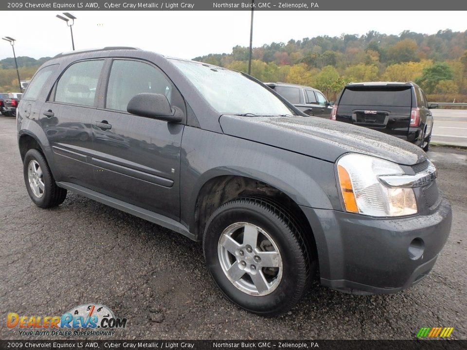 2009 Chevrolet Equinox LS AWD Cyber Gray Metallic / Light Gray Photo #4