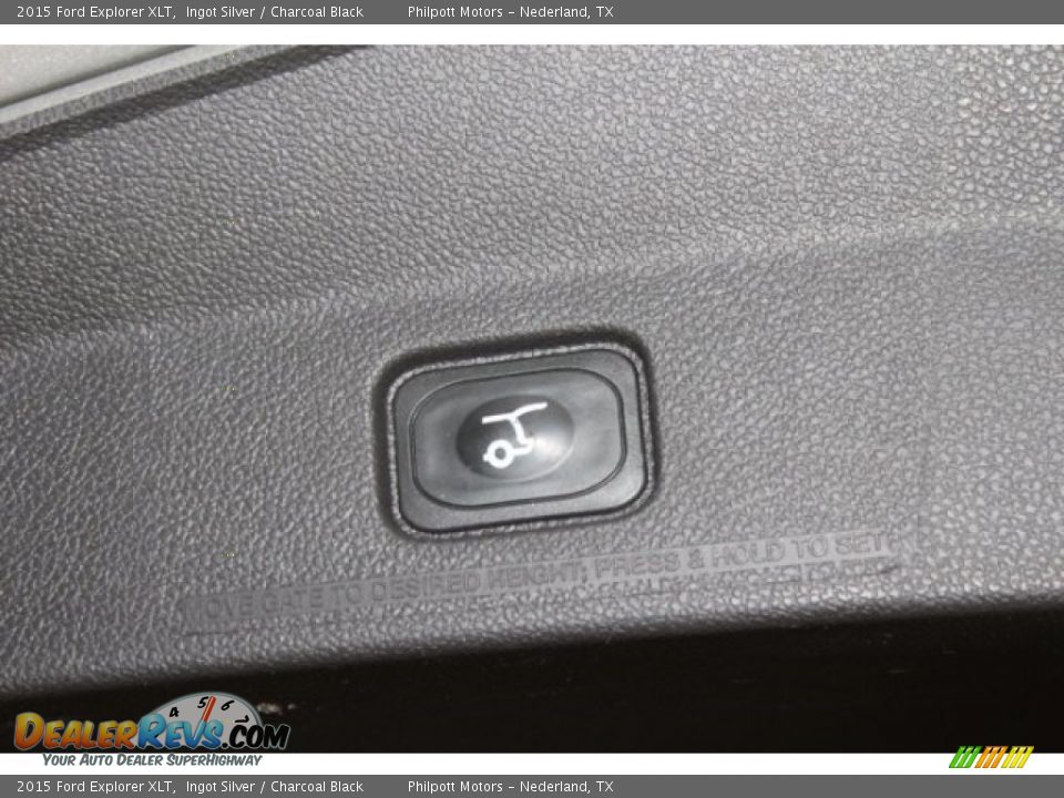 2015 Ford Explorer XLT Ingot Silver / Charcoal Black Photo #30