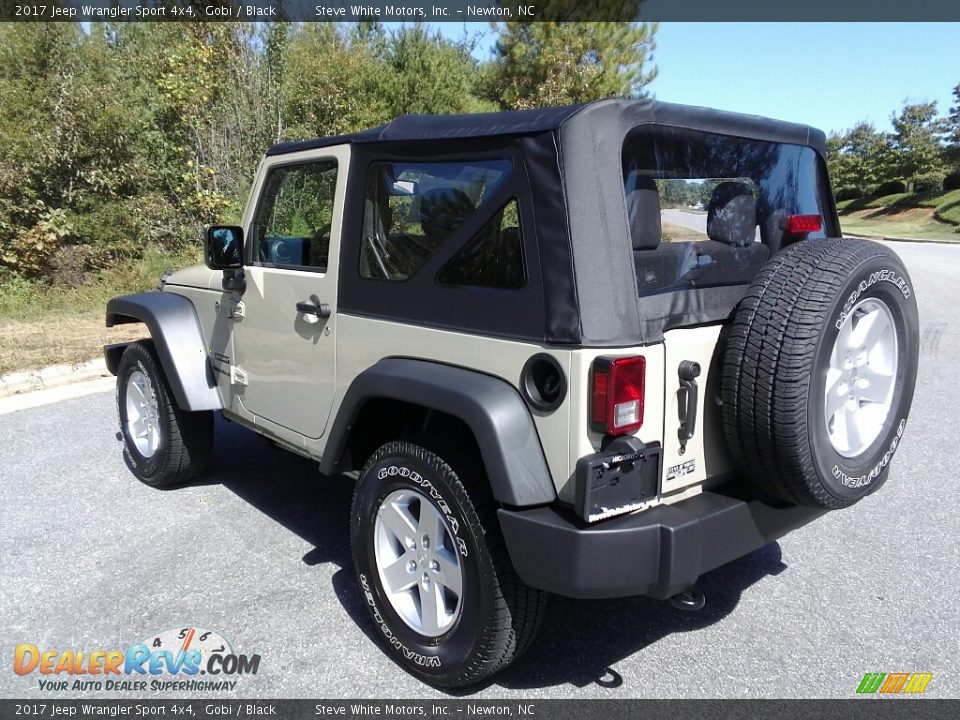 2017 Jeep Wrangler Sport 4x4 Gobi / Black Photo #8