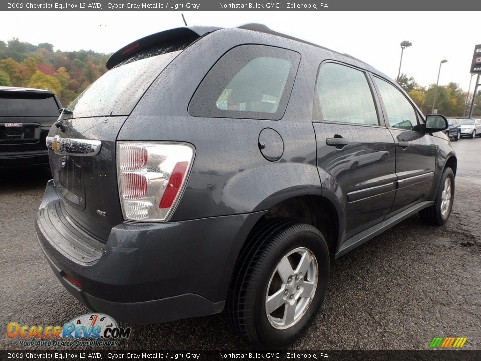 2009 Chevrolet Equinox LS AWD Cyber Gray Metallic / Light Gray Photo #9
