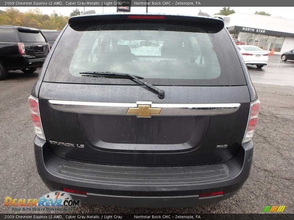 2009 Chevrolet Equinox LS AWD Cyber Gray Metallic / Light Gray Photo #10