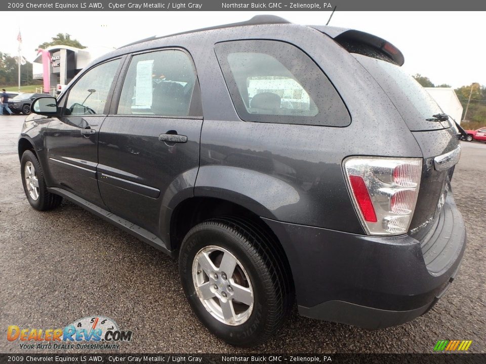 2009 Chevrolet Equinox LS AWD Cyber Gray Metallic / Light Gray Photo #12