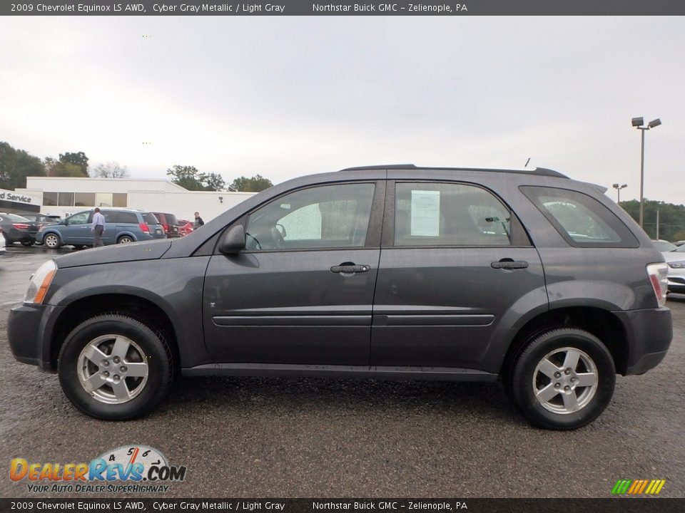 2009 Chevrolet Equinox LS AWD Cyber Gray Metallic / Light Gray Photo #13