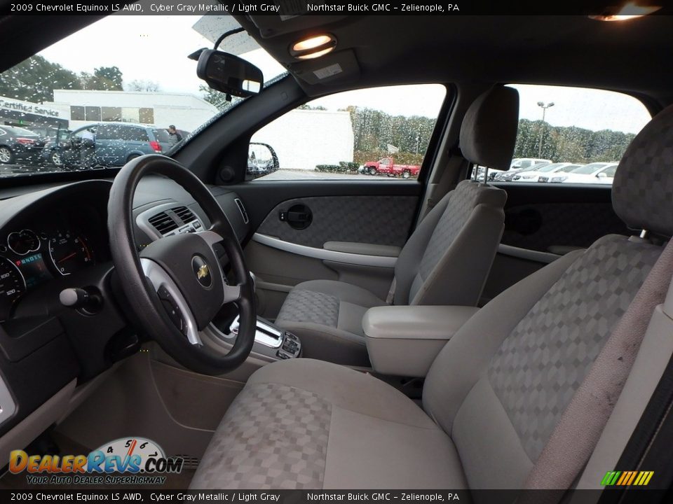 2009 Chevrolet Equinox LS AWD Cyber Gray Metallic / Light Gray Photo #15