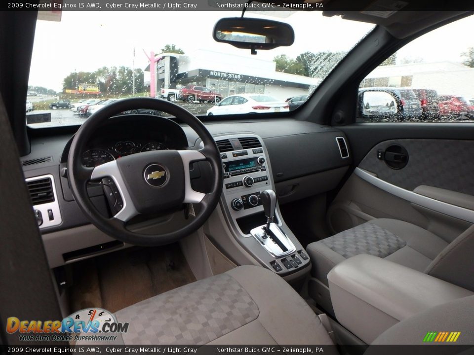 2009 Chevrolet Equinox LS AWD Cyber Gray Metallic / Light Gray Photo #17