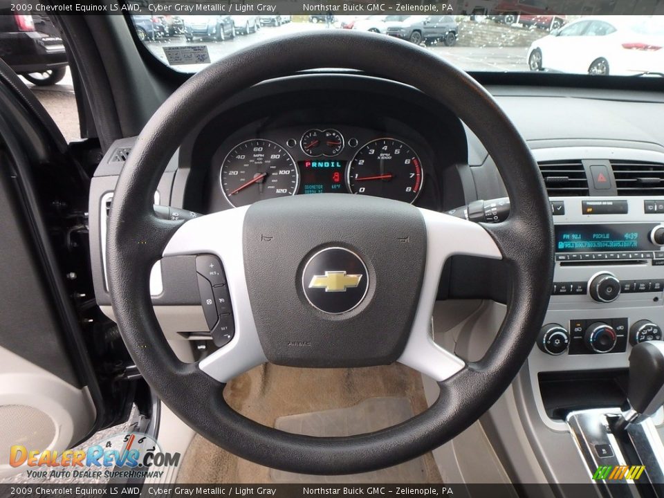 2009 Chevrolet Equinox LS AWD Cyber Gray Metallic / Light Gray Photo #23