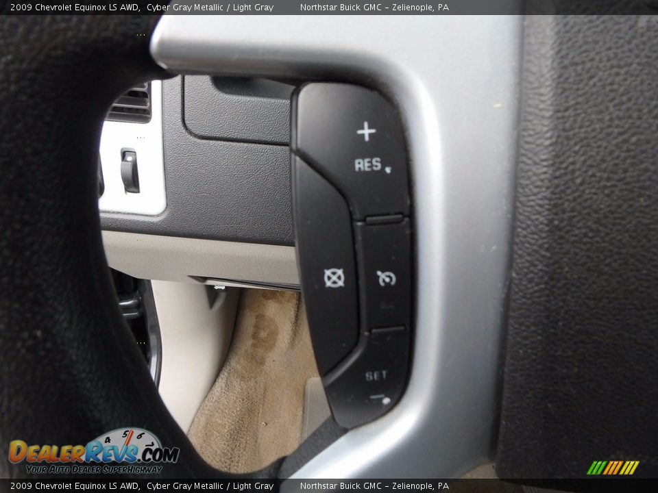 2009 Chevrolet Equinox LS AWD Cyber Gray Metallic / Light Gray Photo #24