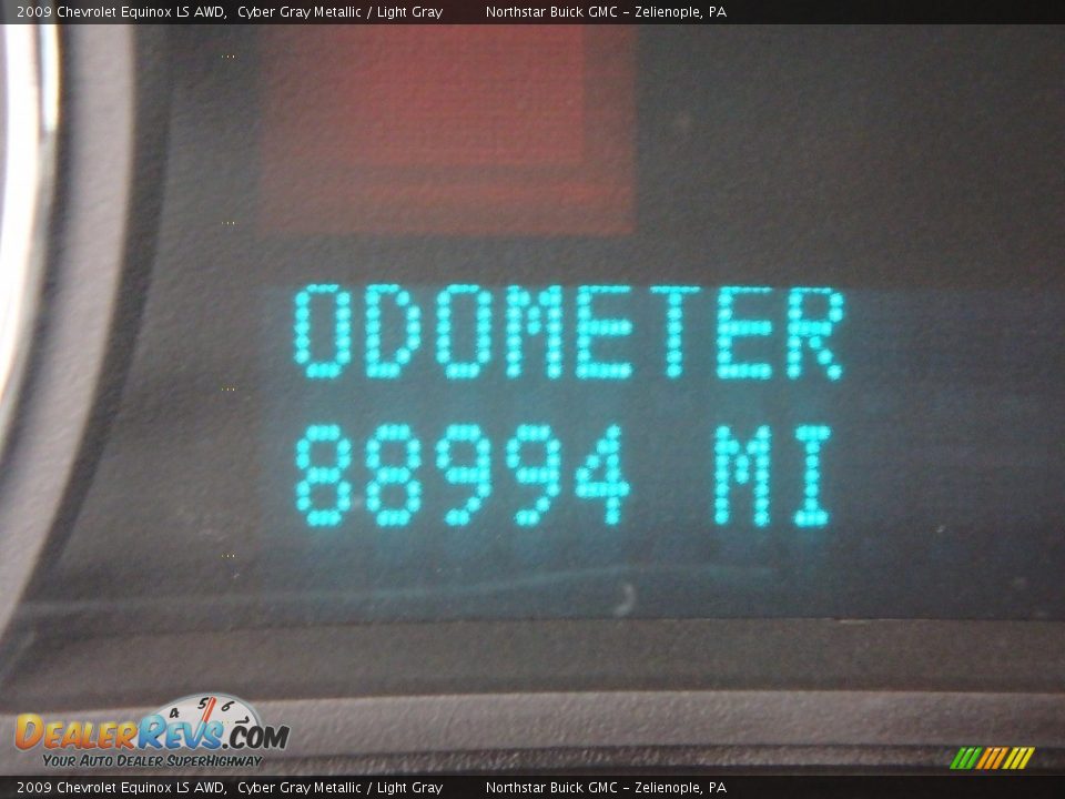 2009 Chevrolet Equinox LS AWD Cyber Gray Metallic / Light Gray Photo #30