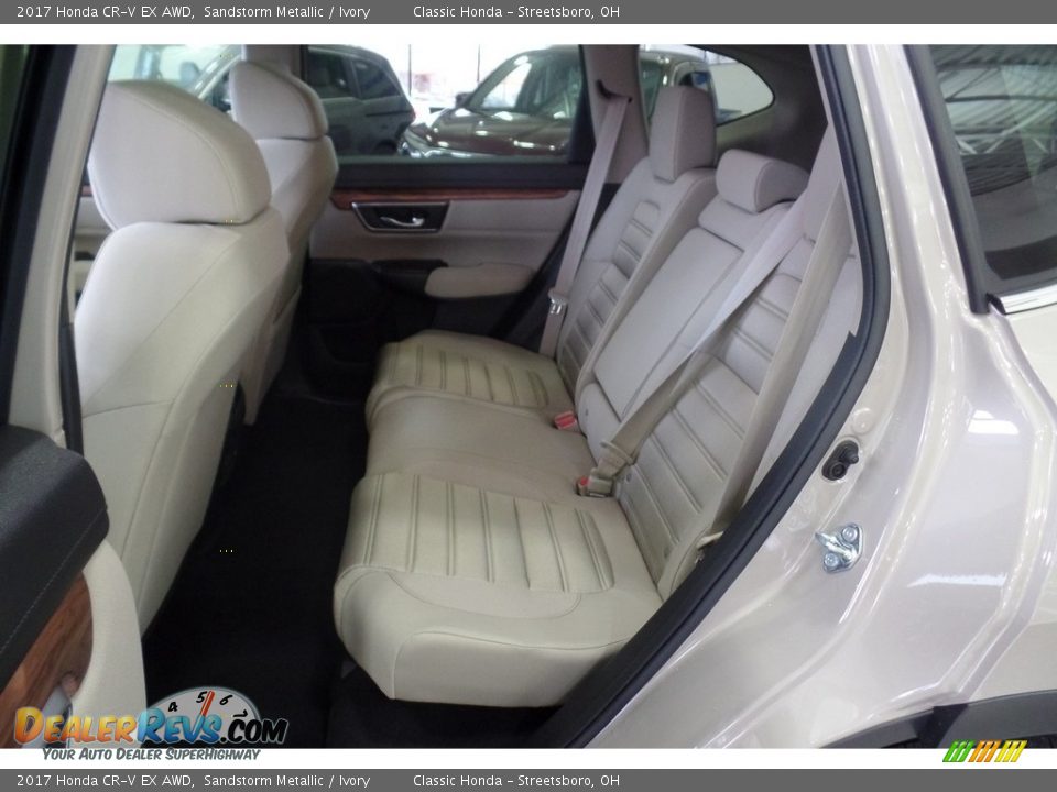 2017 Honda CR-V EX AWD Sandstorm Metallic / Ivory Photo #9