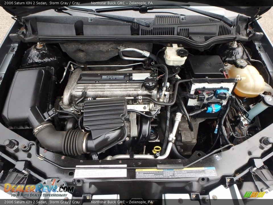 2006 Saturn ION 2 Sedan Storm Gray / Gray Photo #2