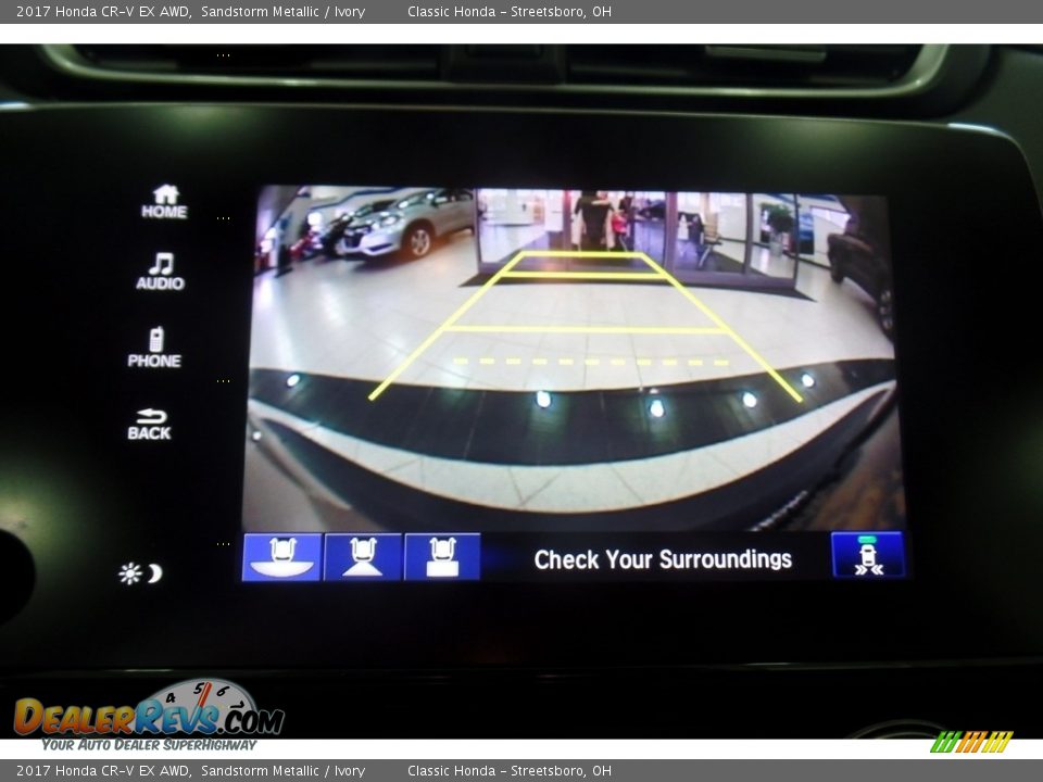 2017 Honda CR-V EX AWD Sandstorm Metallic / Ivory Photo #12