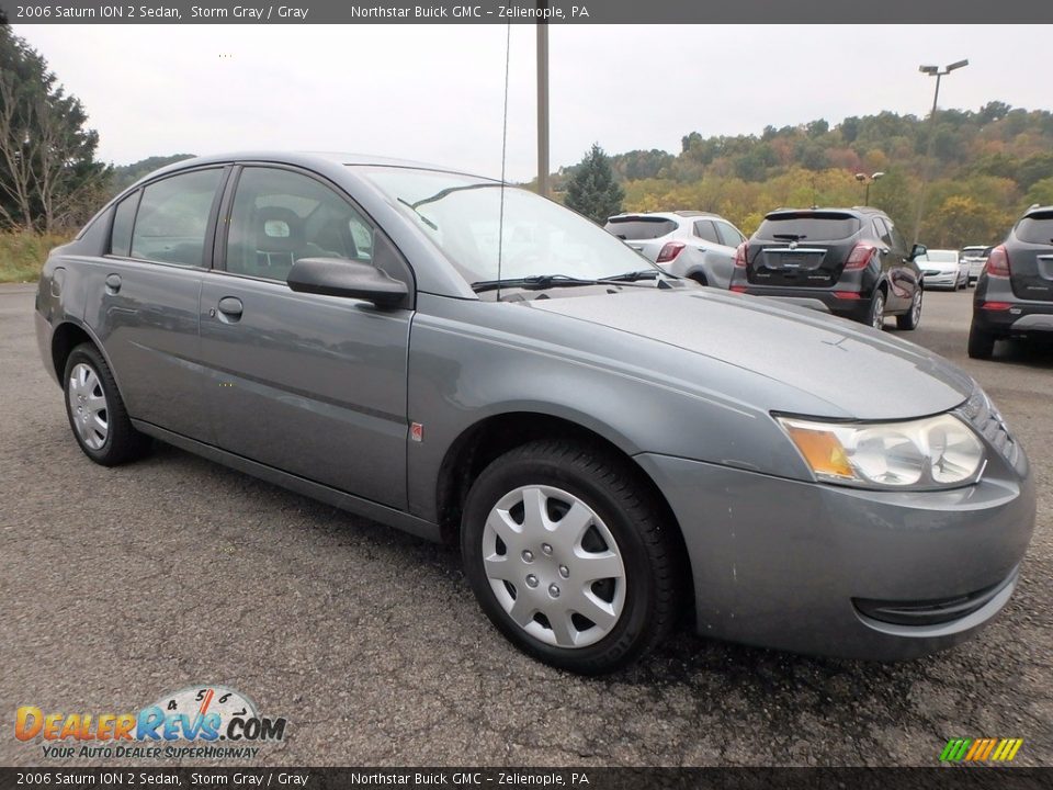 2006 Saturn ION 2 Sedan Storm Gray / Gray Photo #4