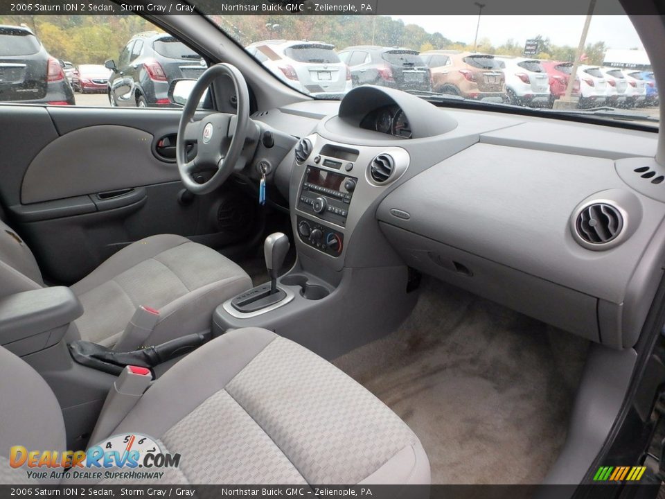 2006 Saturn ION 2 Sedan Storm Gray / Gray Photo #6
