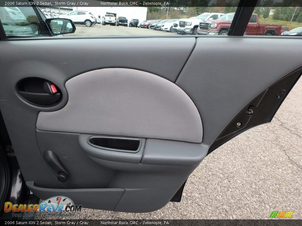 2006 Saturn ION 2 Sedan Storm Gray / Gray Photo #8