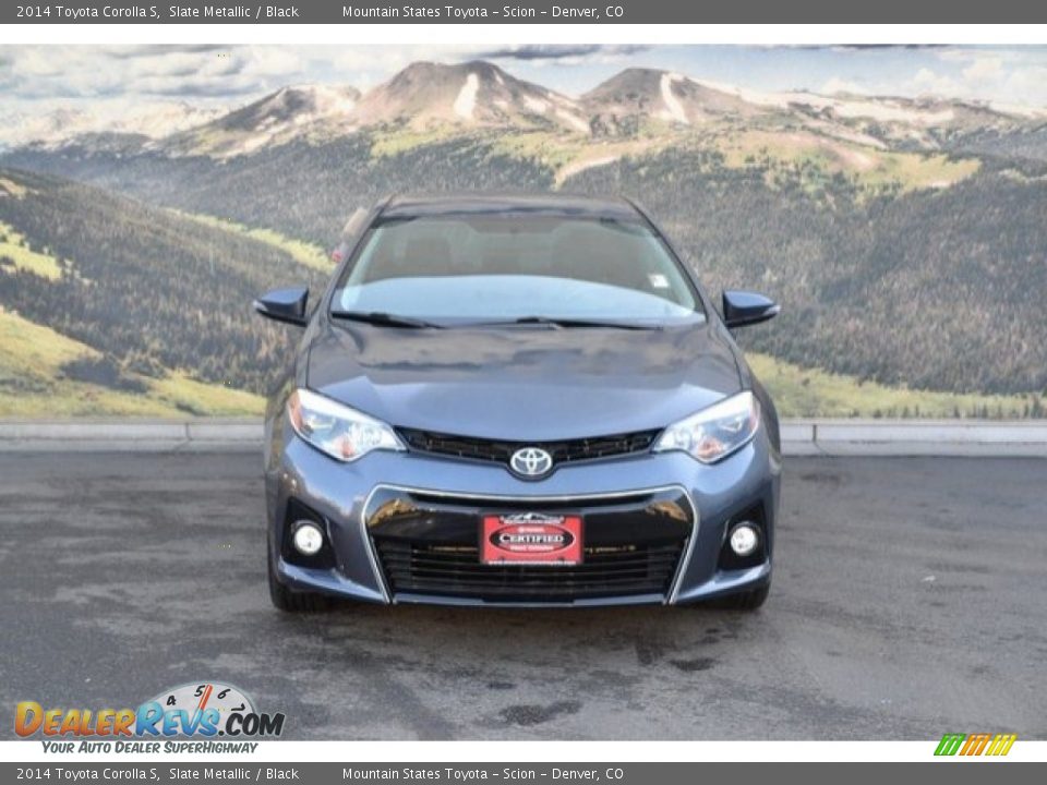 2014 Toyota Corolla S Slate Metallic / Black Photo #4