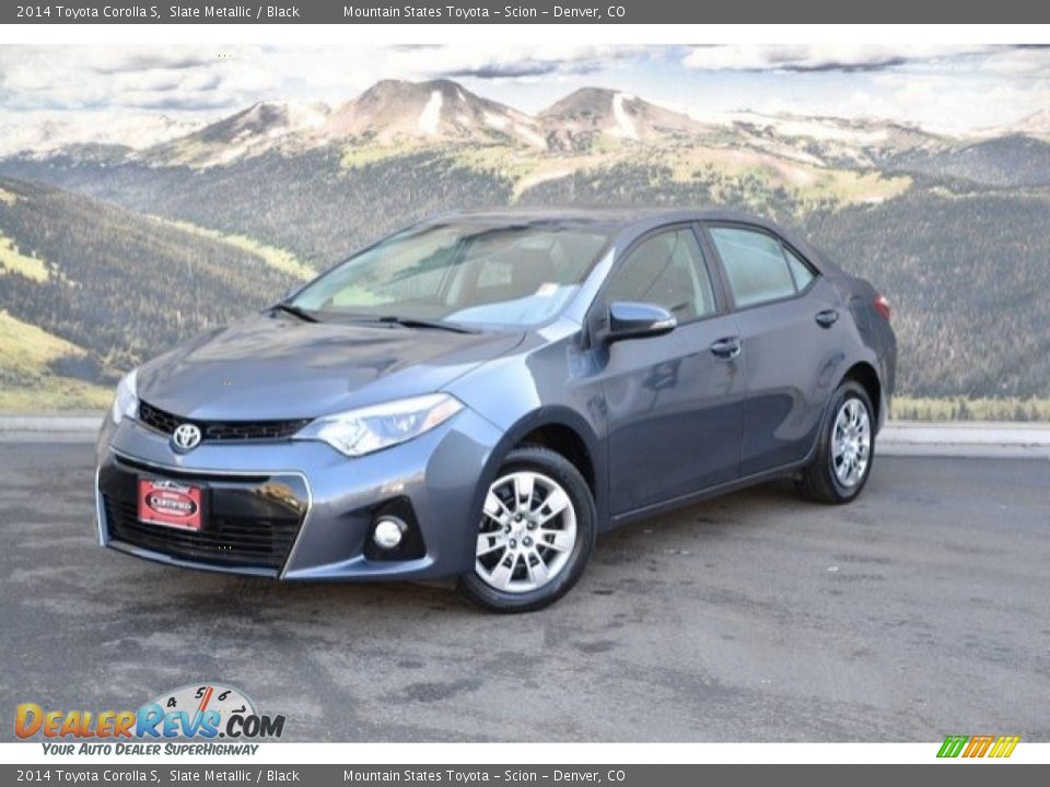 2014 Toyota Corolla S Slate Metallic / Black Photo #5