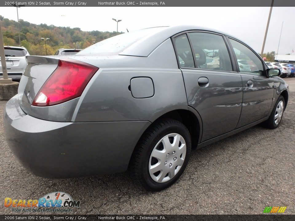 2006 Saturn ION 2 Sedan Storm Gray / Gray Photo #9