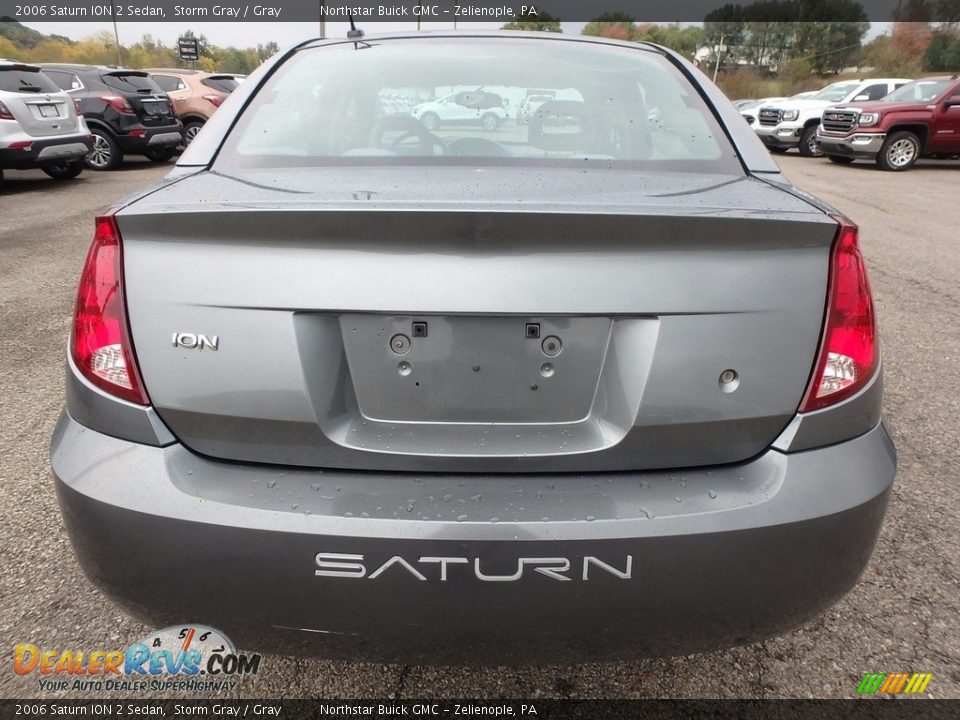 2006 Saturn ION 2 Sedan Storm Gray / Gray Photo #10