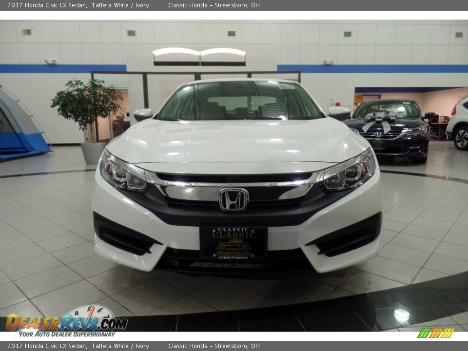 2017 Honda Civic LX Sedan Taffeta White / Ivory Photo #2