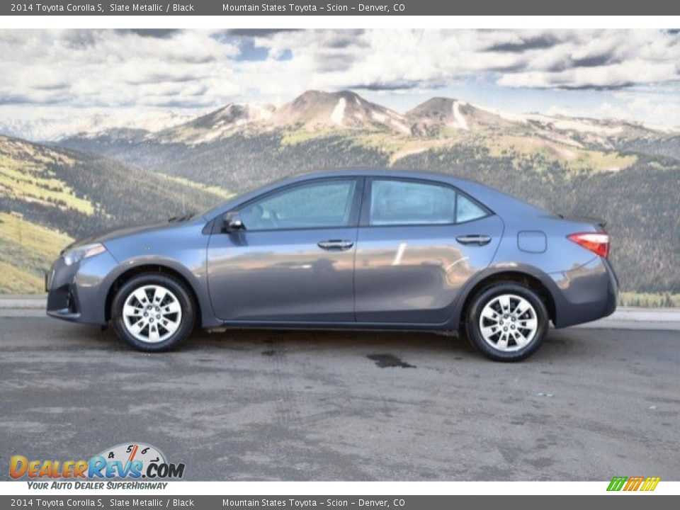2014 Toyota Corolla S Slate Metallic / Black Photo #6
