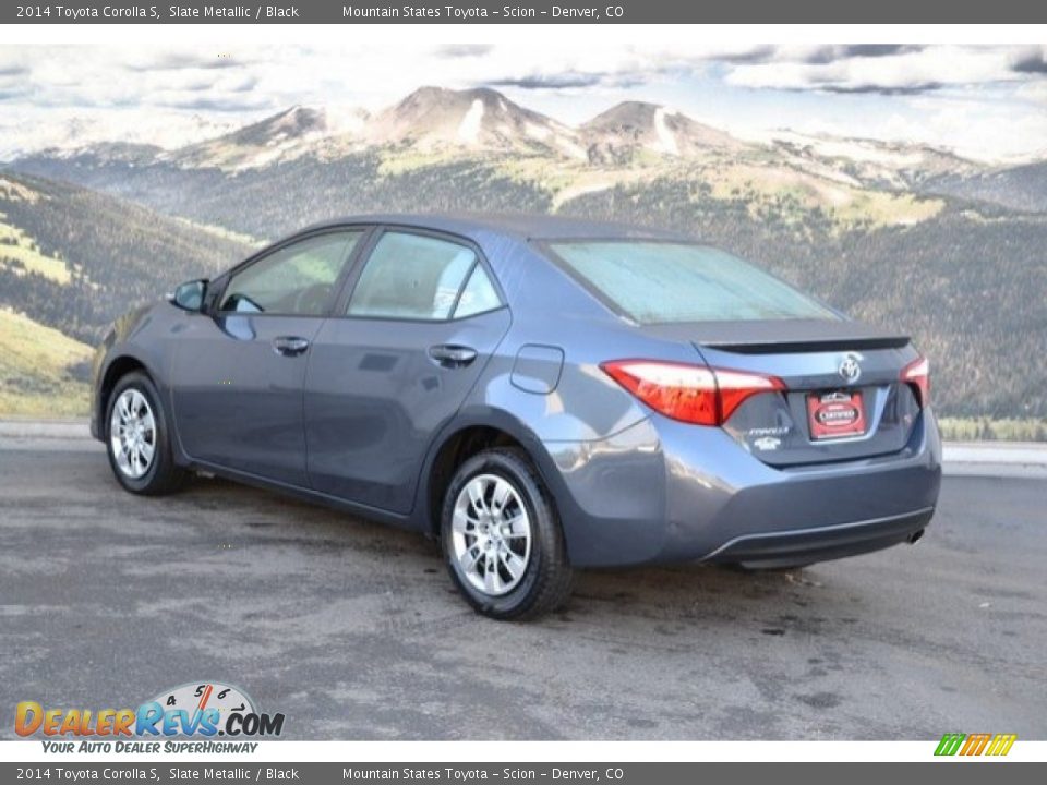 2014 Toyota Corolla S Slate Metallic / Black Photo #8
