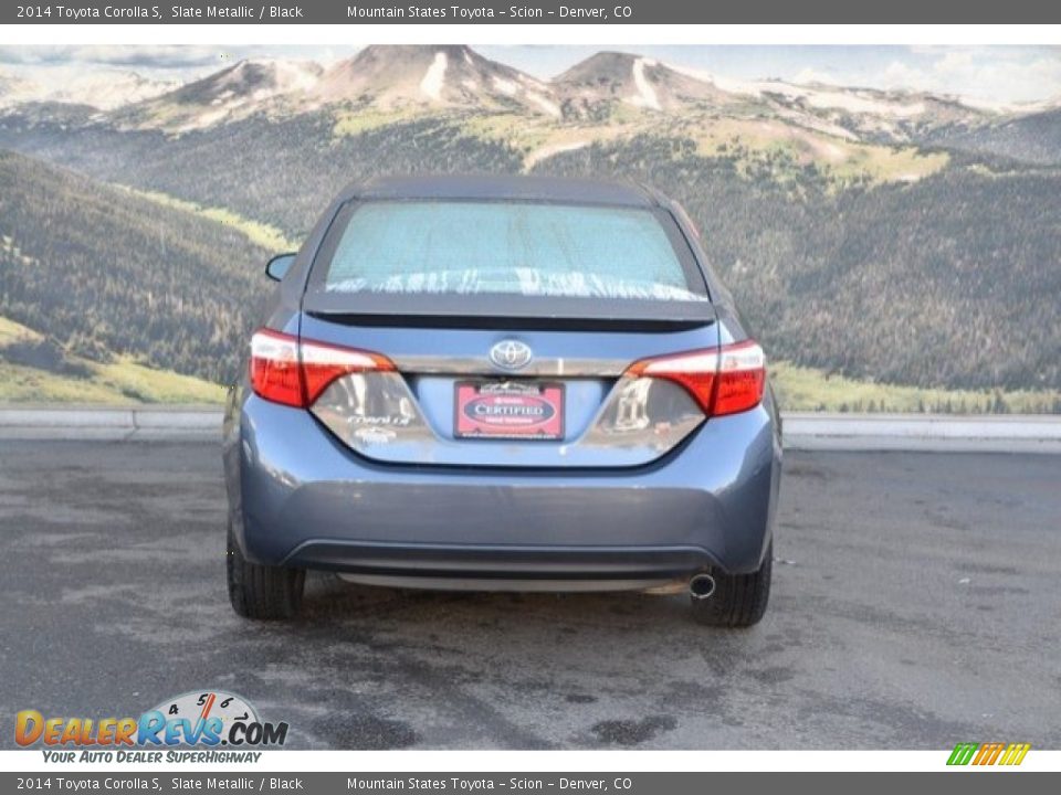 2014 Toyota Corolla S Slate Metallic / Black Photo #9