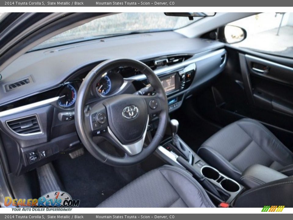 2014 Toyota Corolla S Slate Metallic / Black Photo #10