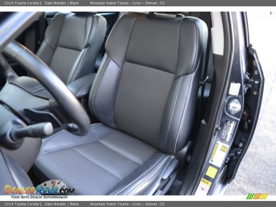 2014 Toyota Corolla S Slate Metallic / Black Photo #12
