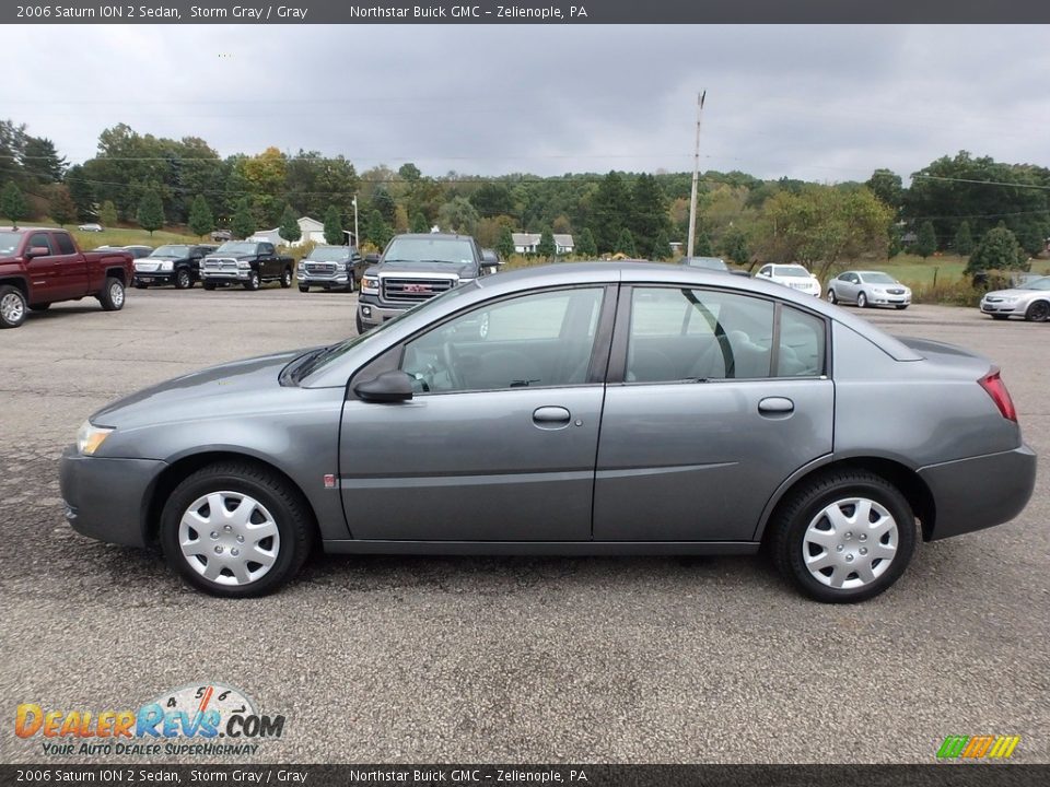 2006 Saturn ION 2 Sedan Storm Gray / Gray Photo #13