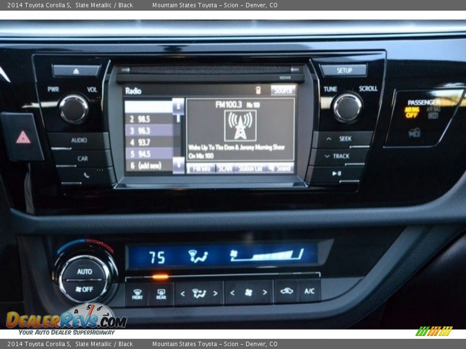 2014 Toyota Corolla S Slate Metallic / Black Photo #15
