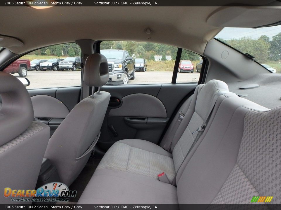 2006 Saturn ION 2 Sedan Storm Gray / Gray Photo #16