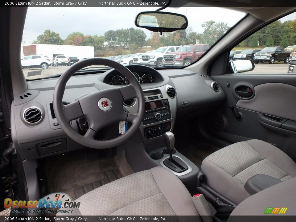 2006 Saturn ION 2 Sedan Storm Gray / Gray Photo #17