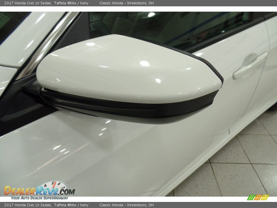 2017 Honda Civic LX Sedan Taffeta White / Ivory Photo #7