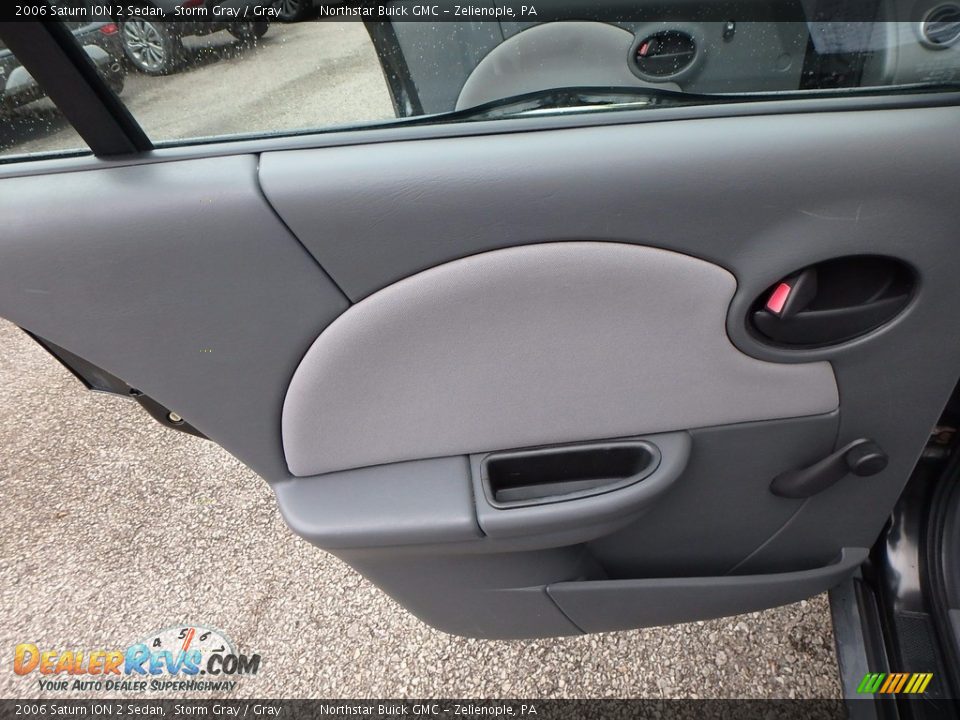 2006 Saturn ION 2 Sedan Storm Gray / Gray Photo #19