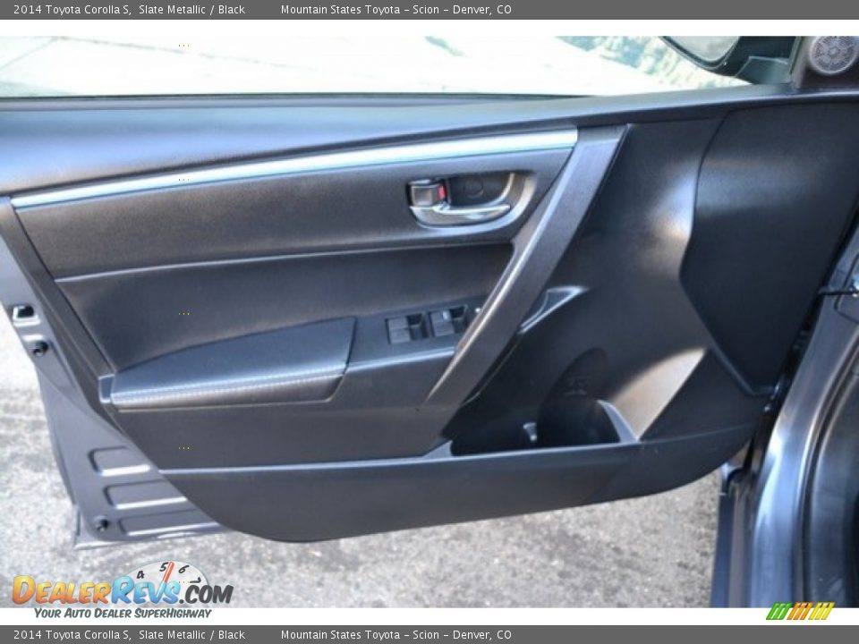 2014 Toyota Corolla S Slate Metallic / Black Photo #24