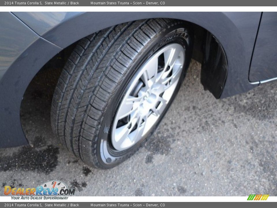 2014 Toyota Corolla S Slate Metallic / Black Photo #28