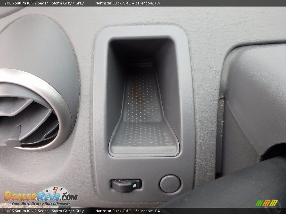 2006 Saturn ION 2 Sedan Storm Gray / Gray Photo #24