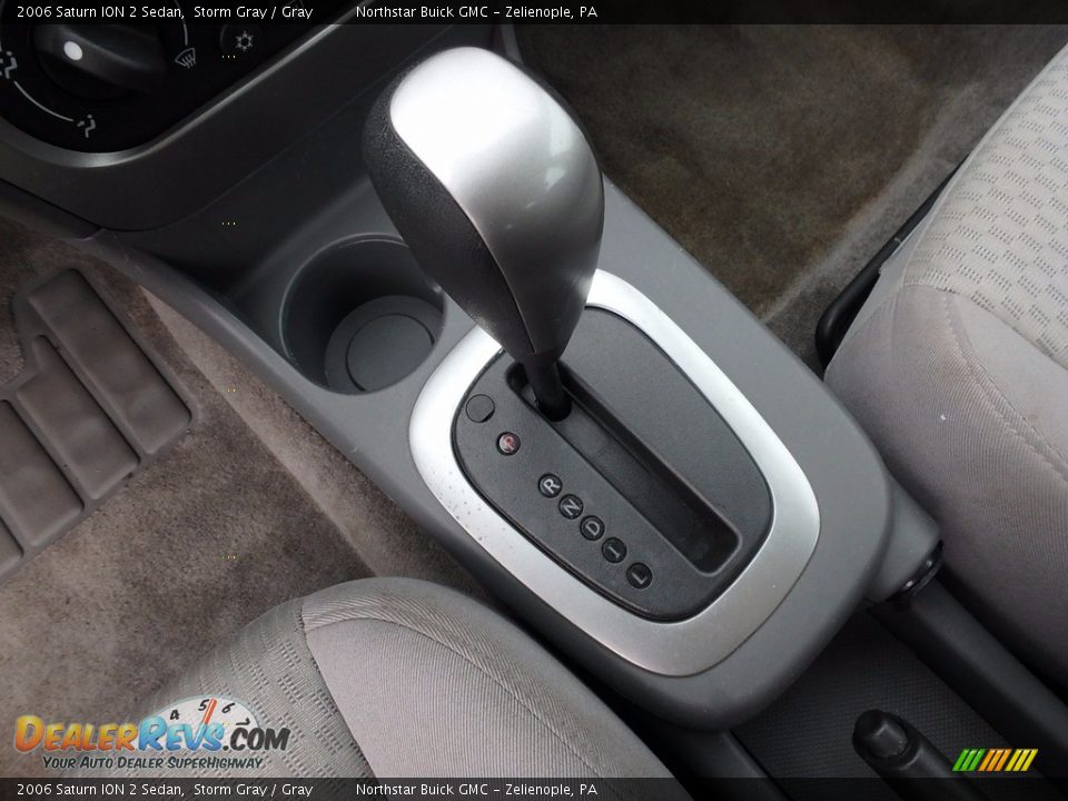 2006 Saturn ION 2 Sedan Storm Gray / Gray Photo #25