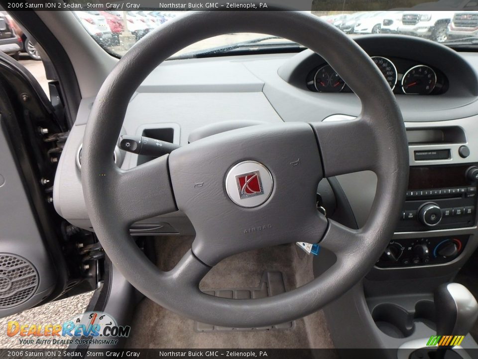 2006 Saturn ION 2 Sedan Storm Gray / Gray Photo #26