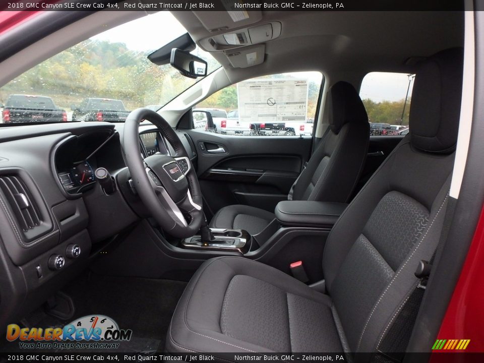 Front Seat of 2018 GMC Canyon SLE Crew Cab 4x4 Photo #10