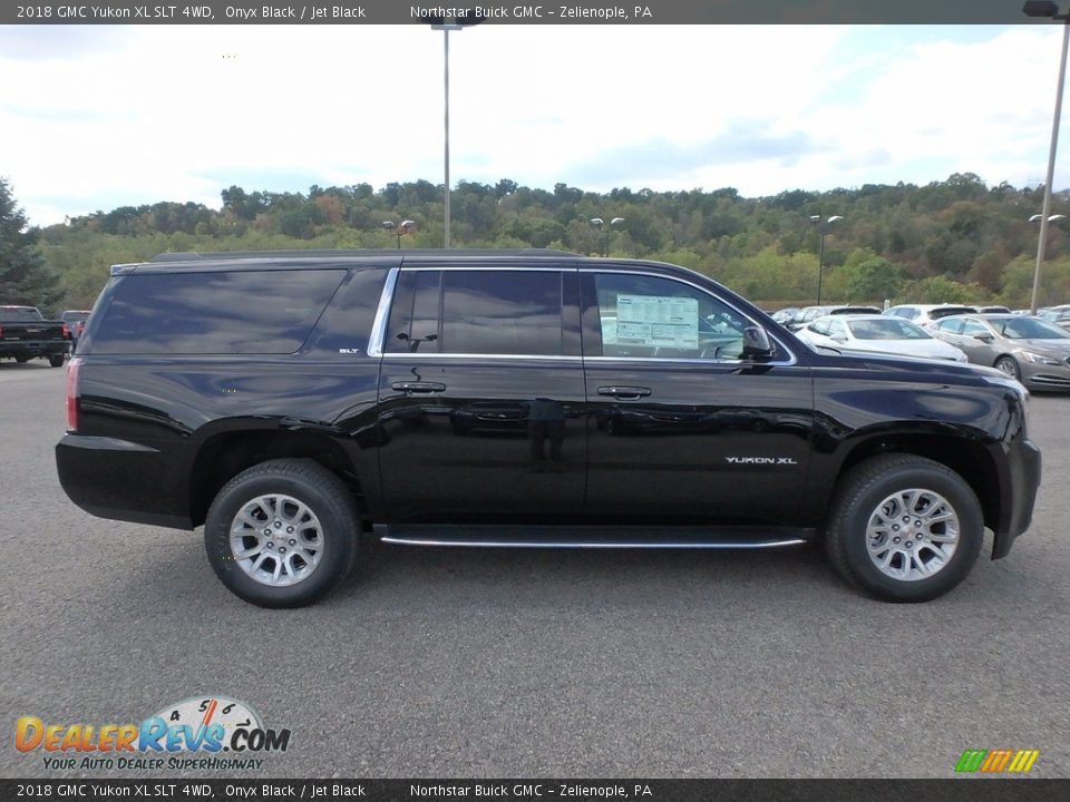 2018 GMC Yukon XL SLT 4WD Onyx Black / Jet Black Photo #4