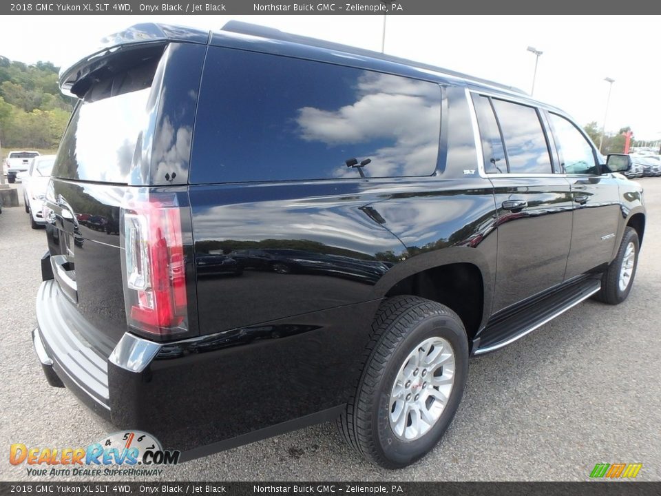 2018 GMC Yukon XL SLT 4WD Onyx Black / Jet Black Photo #5