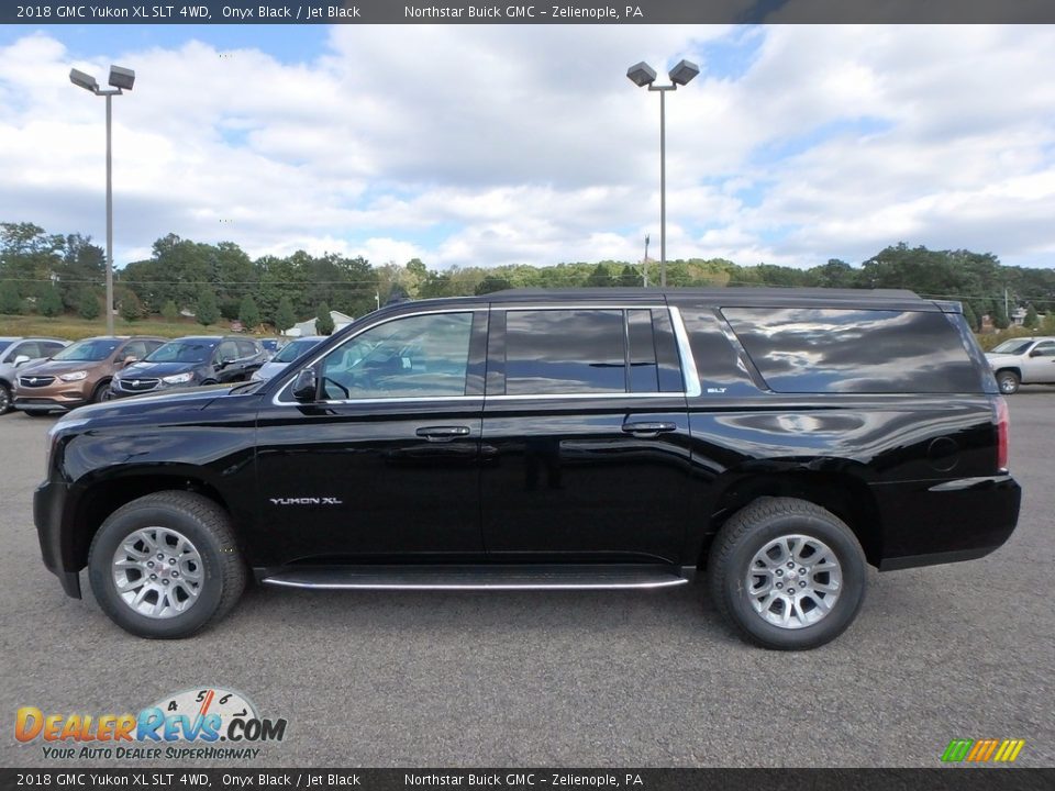 Onyx Black 2018 GMC Yukon XL SLT 4WD Photo #8